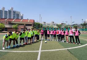 2학년 사제 동행 축구 친선 경기 5.3