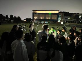 학생이 기획하고 학생이 연 '별 보는 밤' 원곡초 학생자치회, 야간 천체 관측 프로그램 운영