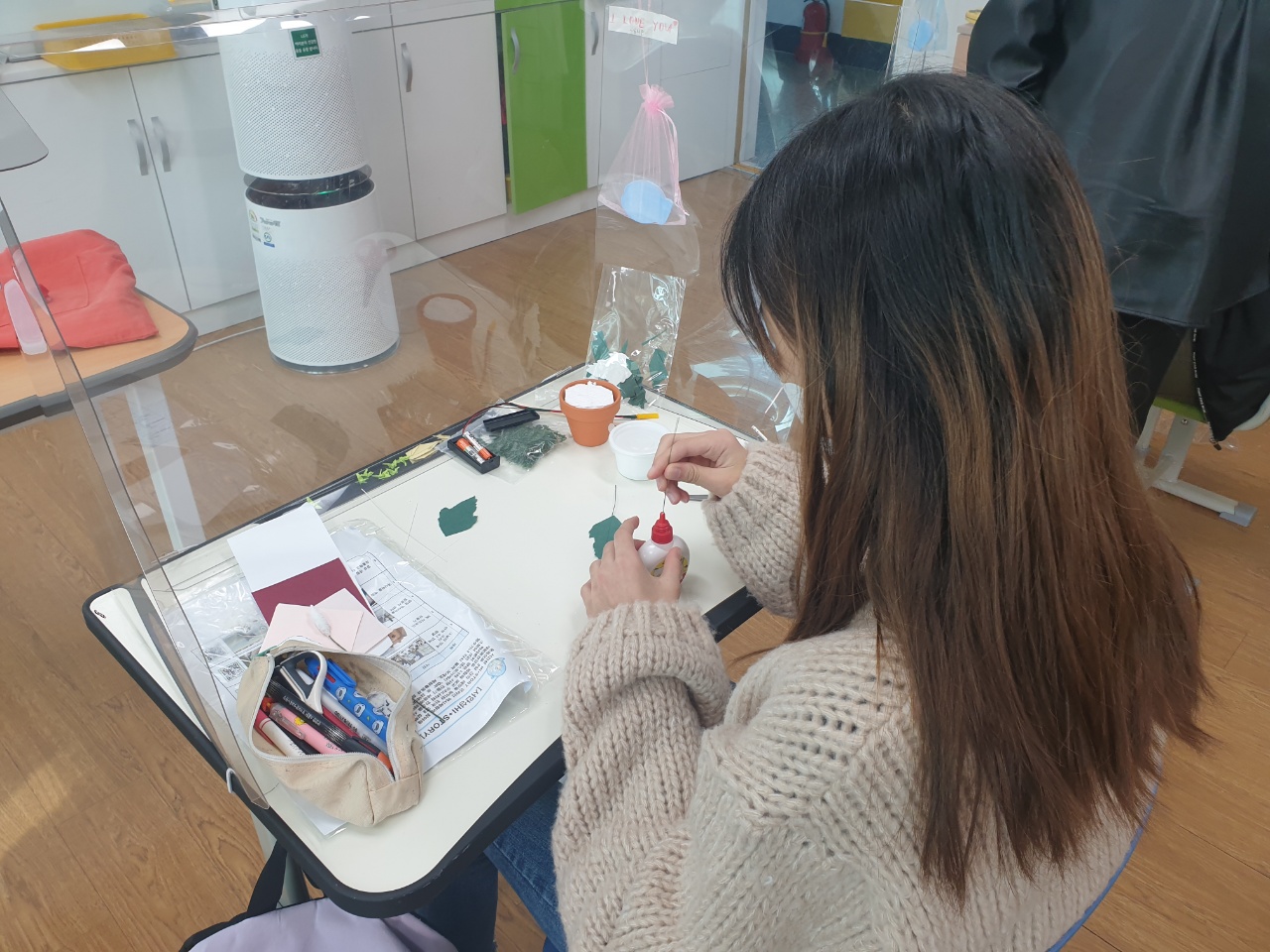 무궁화 LED등 만들기 6학년