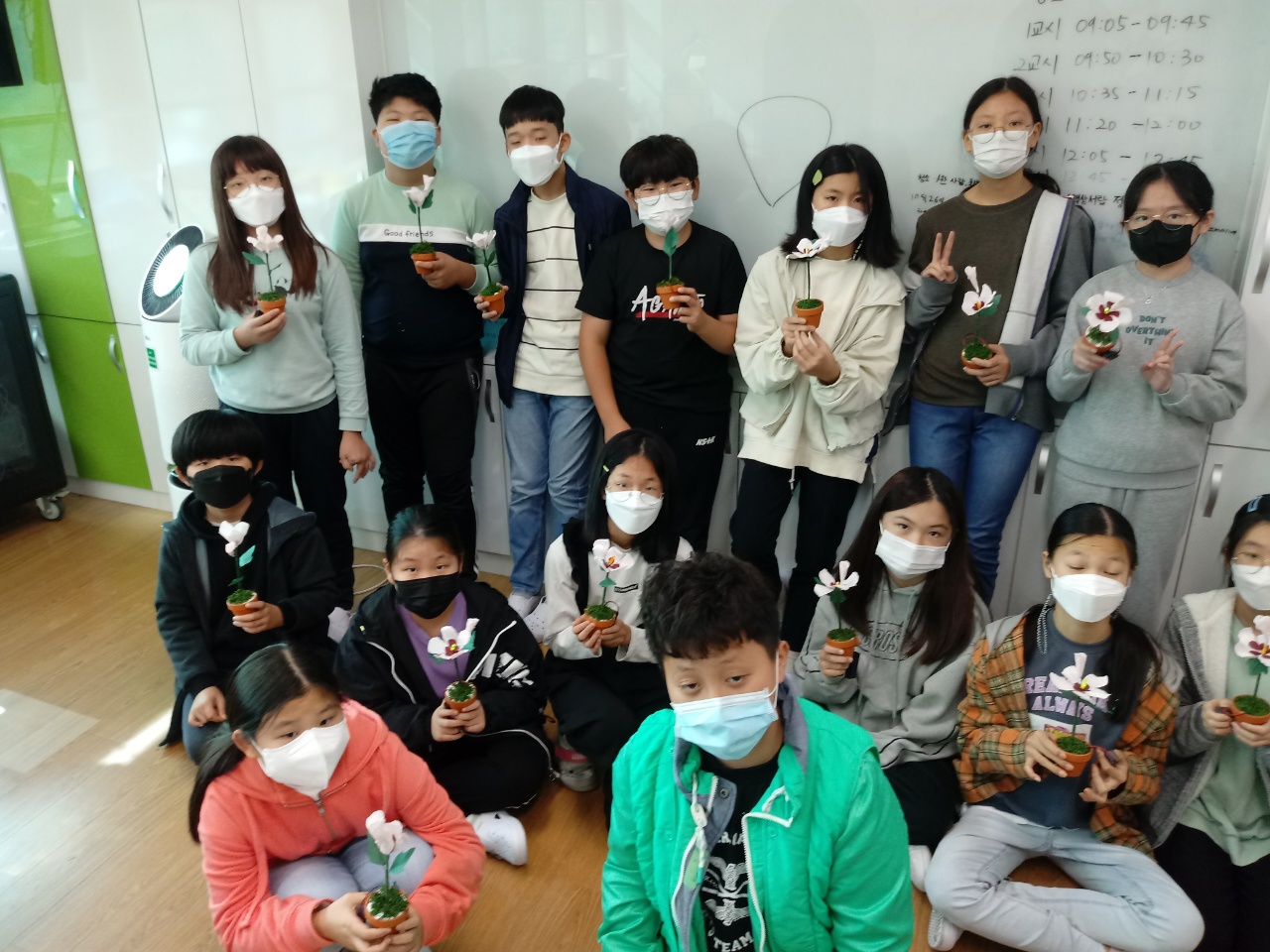 무궁화 LED등 만들기 5학년